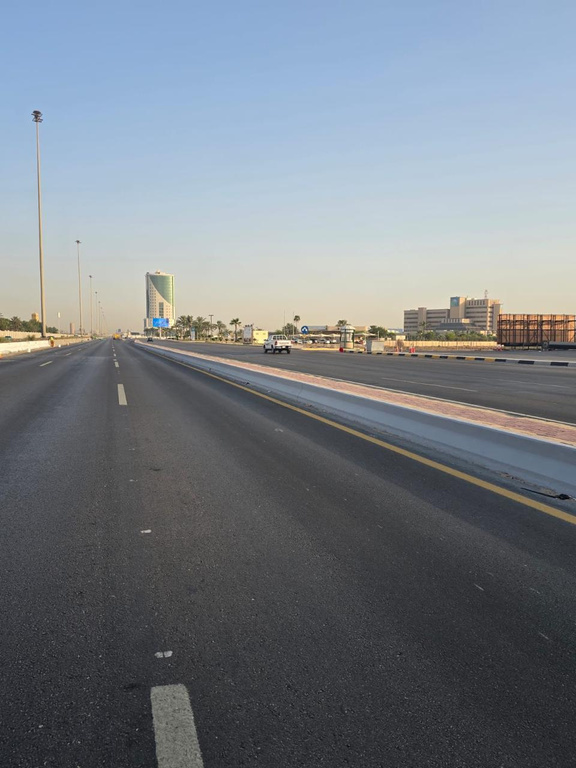Asphalt road surface