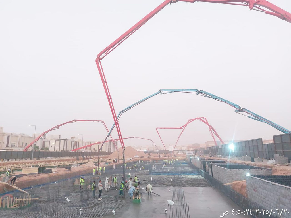 Concrete foundation works
